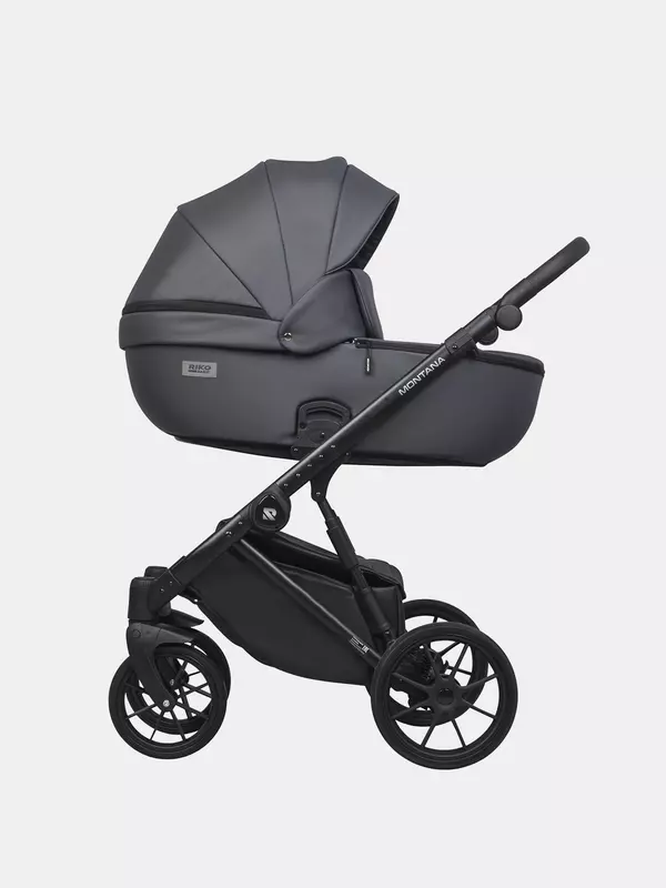 Коляска 2 в 1 Riko Basic Montana Ecco 24 Graphite