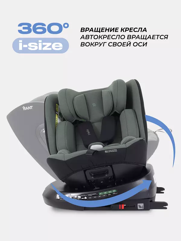 Автокресло Rant Helix isofix (40-150 см) Green