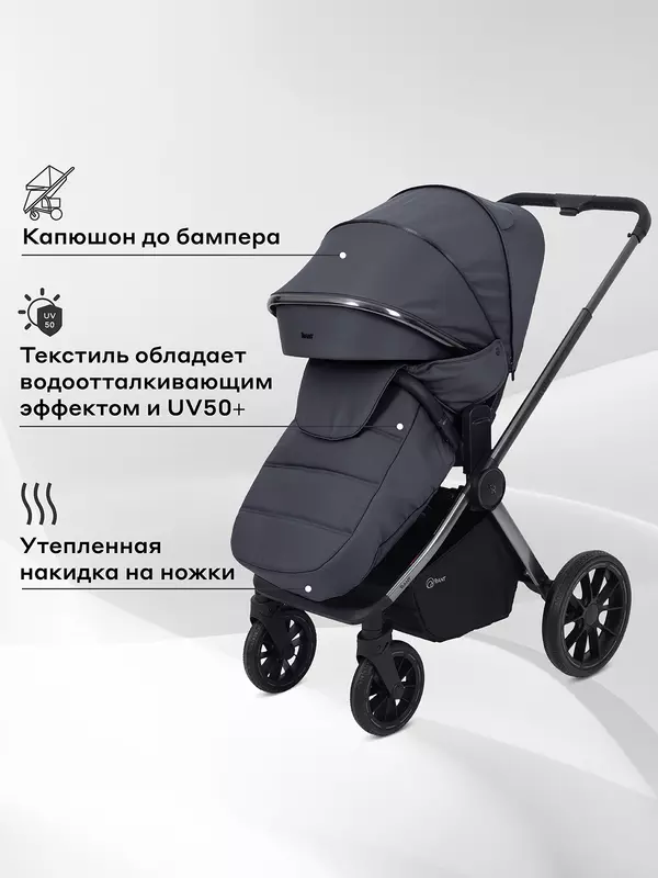 Коляска 2 в 1 Rant Falcon Therm Graphite